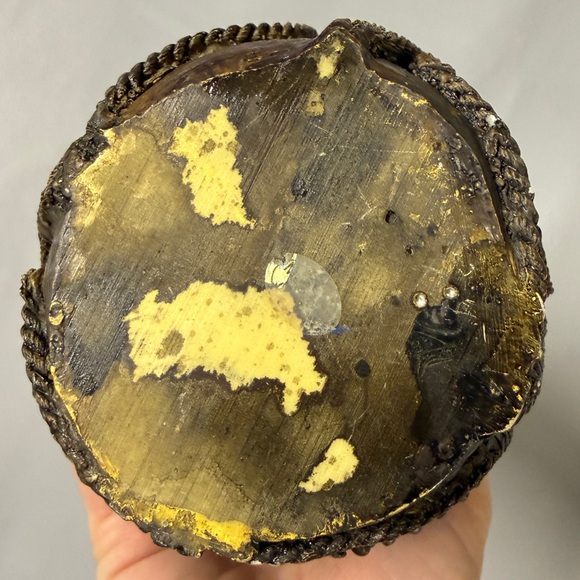 Carved Wooden Decorative Vase - Picture 4 of 8